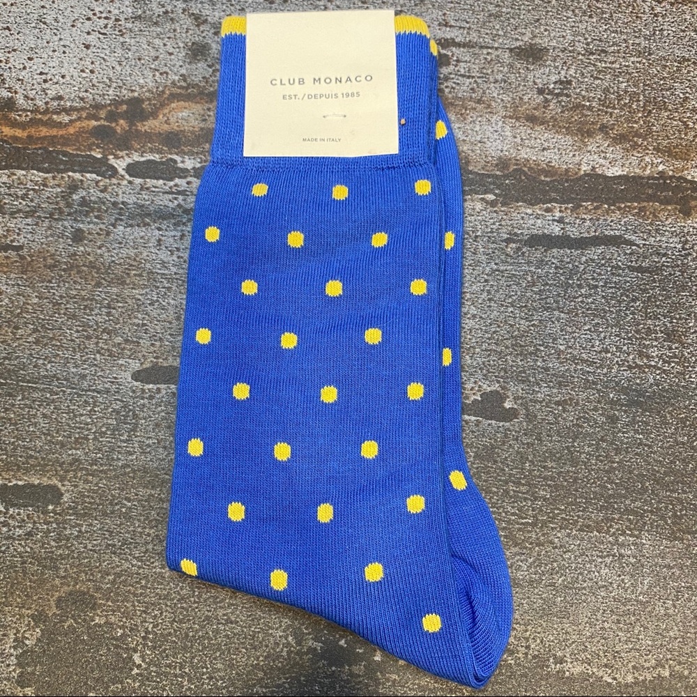 Club Monaco Dot Socks NWT